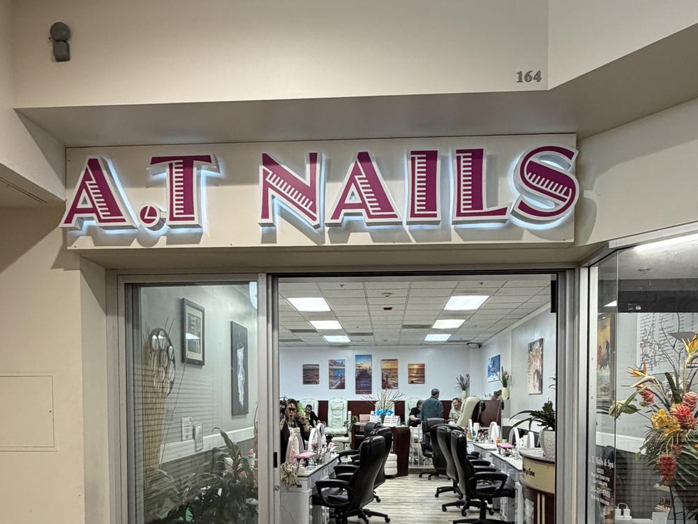 A.T Nails storefront