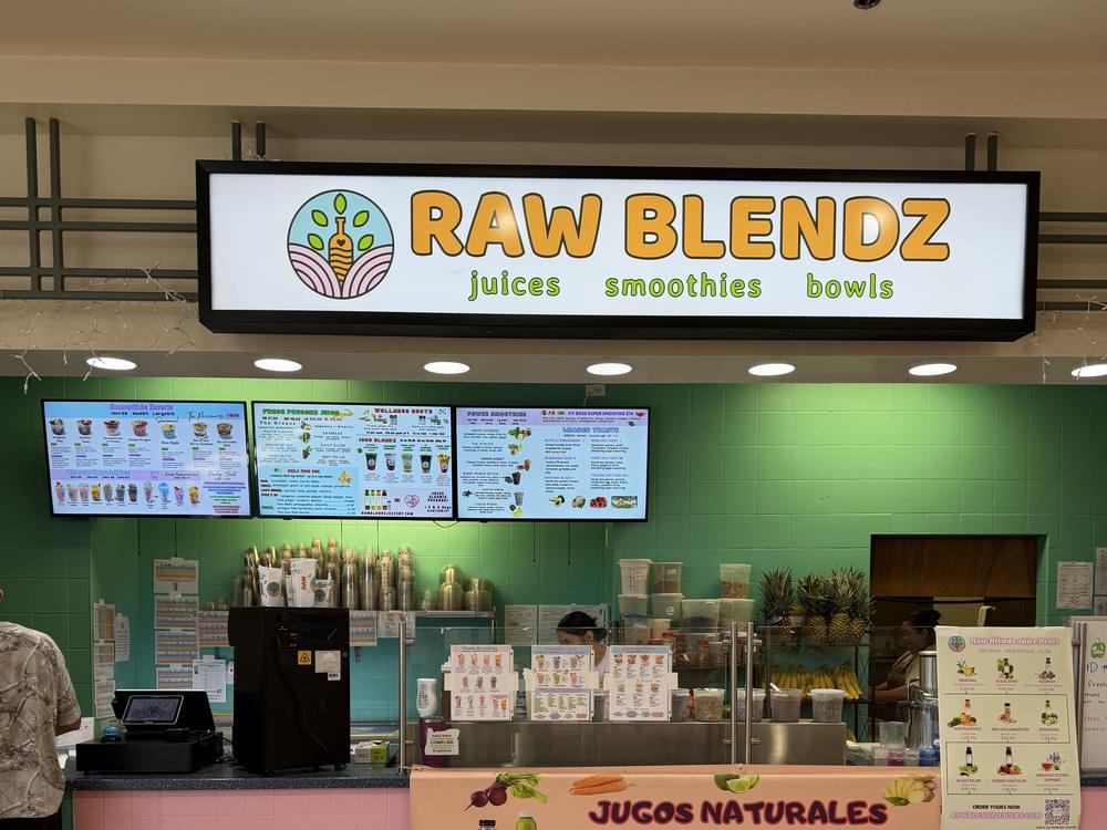 Raw Blendz storefront